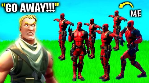 I Trolled Him With DEADPOOL Only Fashion Show.. (Fortnite)