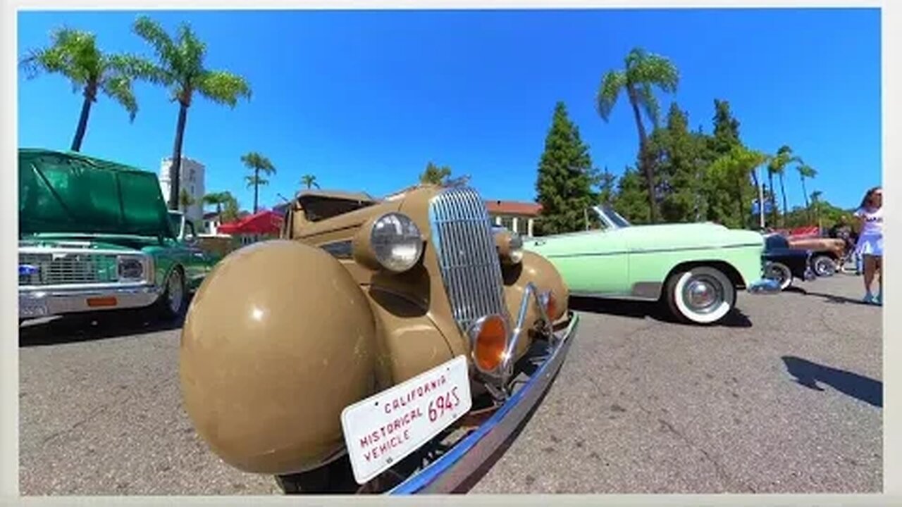 1935 Olds & 1949 Chevy at the Fillmore 4th of July Car Show - July 4, 2023 #carshow #insta360