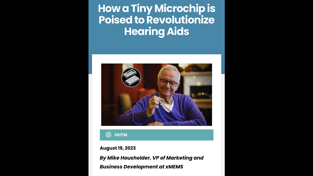 MicroChips to REVOLUTIONIZE hearing aids !!!!!!!!