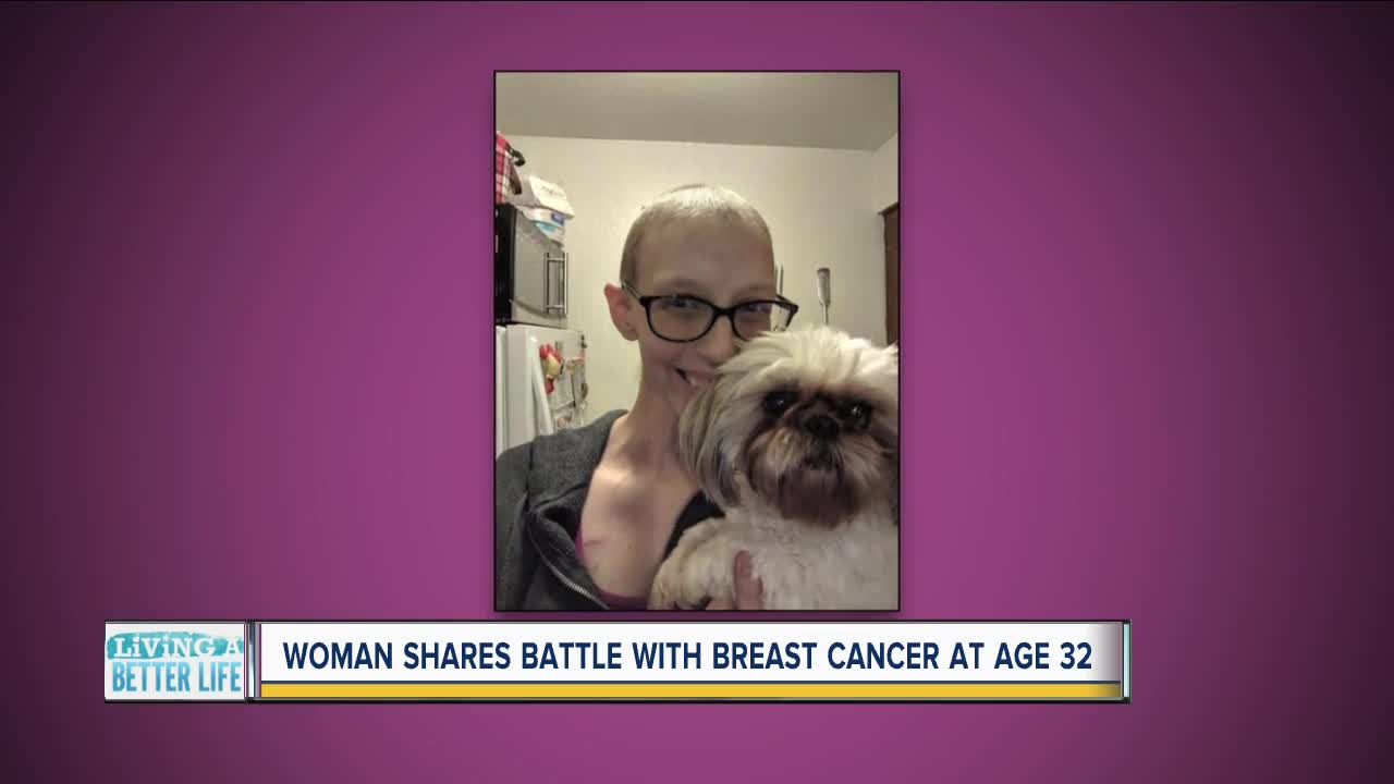 Woman shares battle with breast cancer at age 32