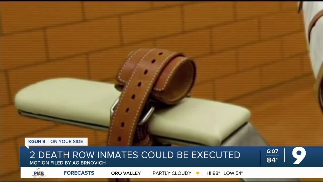 AG Brnovich files motion to execute 2 death row inmates