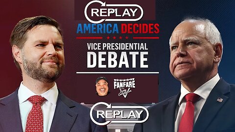 WATCH FULL REPLAY: 2024 Vice-Presidential Debate With JD Vance vs Tim Walz