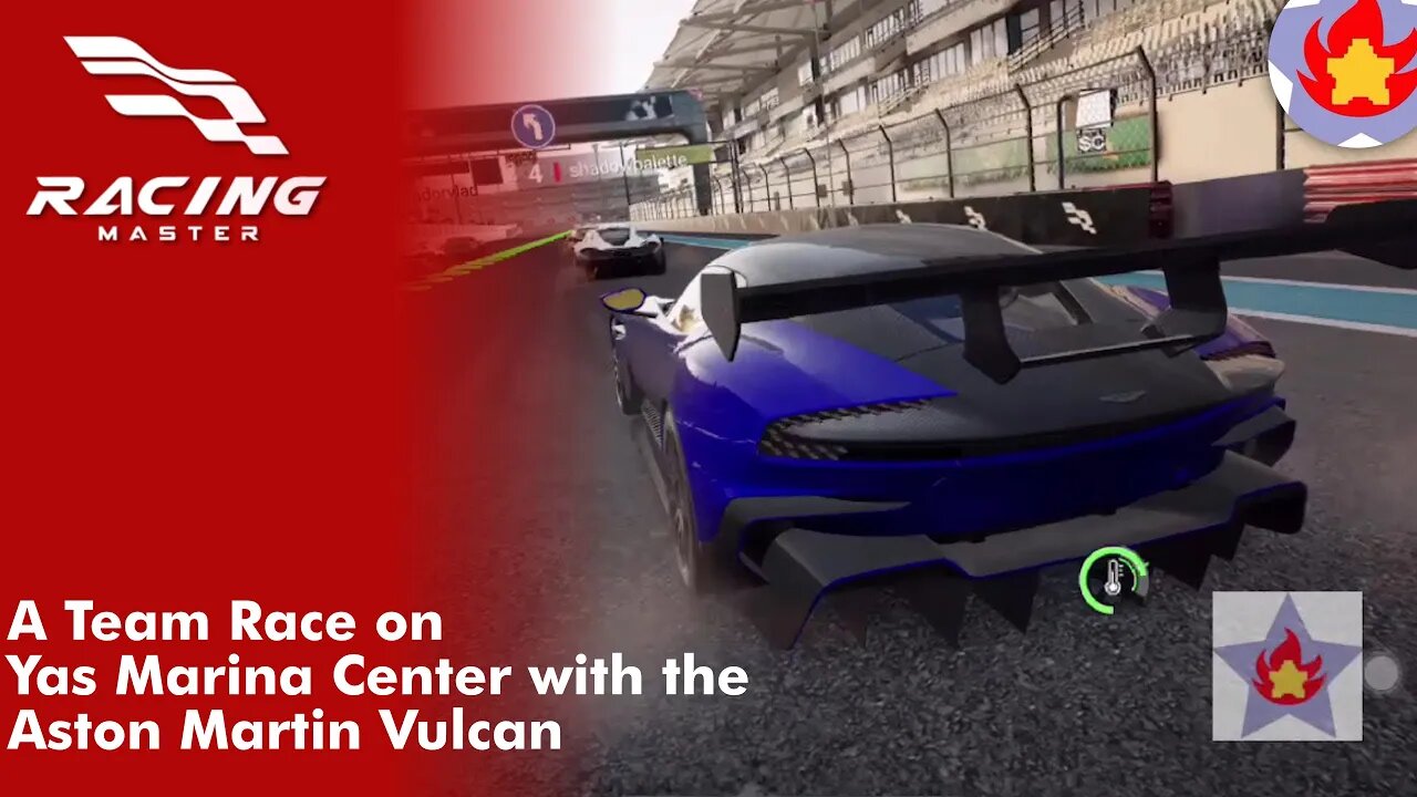 A Team Race on Yas Marina Center with the Aston Martin Vulcan | Racing Master