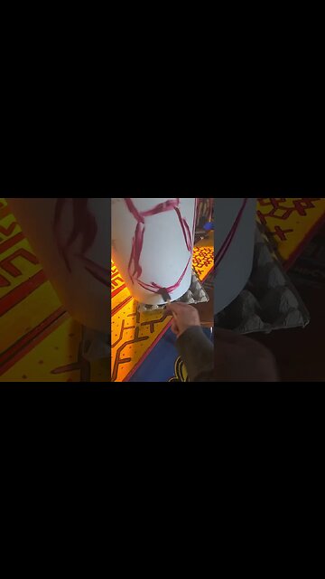 PAINTED A GARBAGE CAN