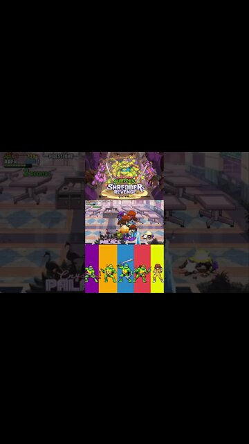 TARTARUGAS NINJAS SHORTS #32 - FASE 6