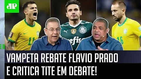 "QUÊ? Se VOCÊ COMPARAR Veiga, Coutinho e Everton Ribeiro..." Vampeta REBATE Flavio e CRITICA Tite!