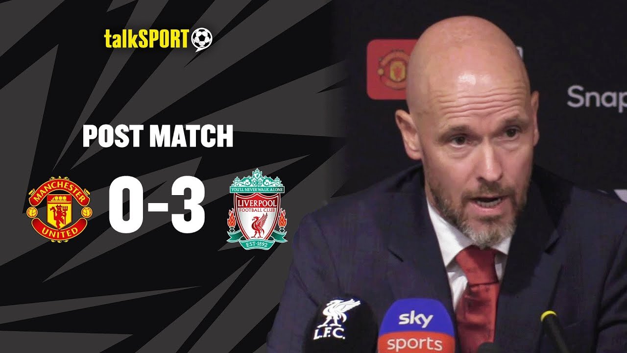 Erik Ten Hag ADMITS There Are NO POSITIVES After 3-0 LOSS To Liverpool At Old Trafford! 🎙️🔴