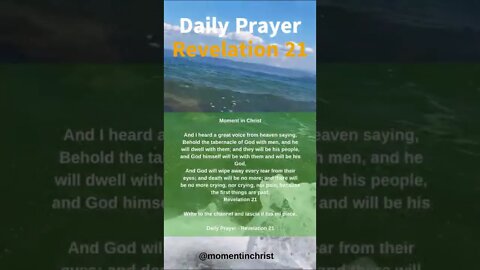 Daily Prayer - Revelation 21 #shorts