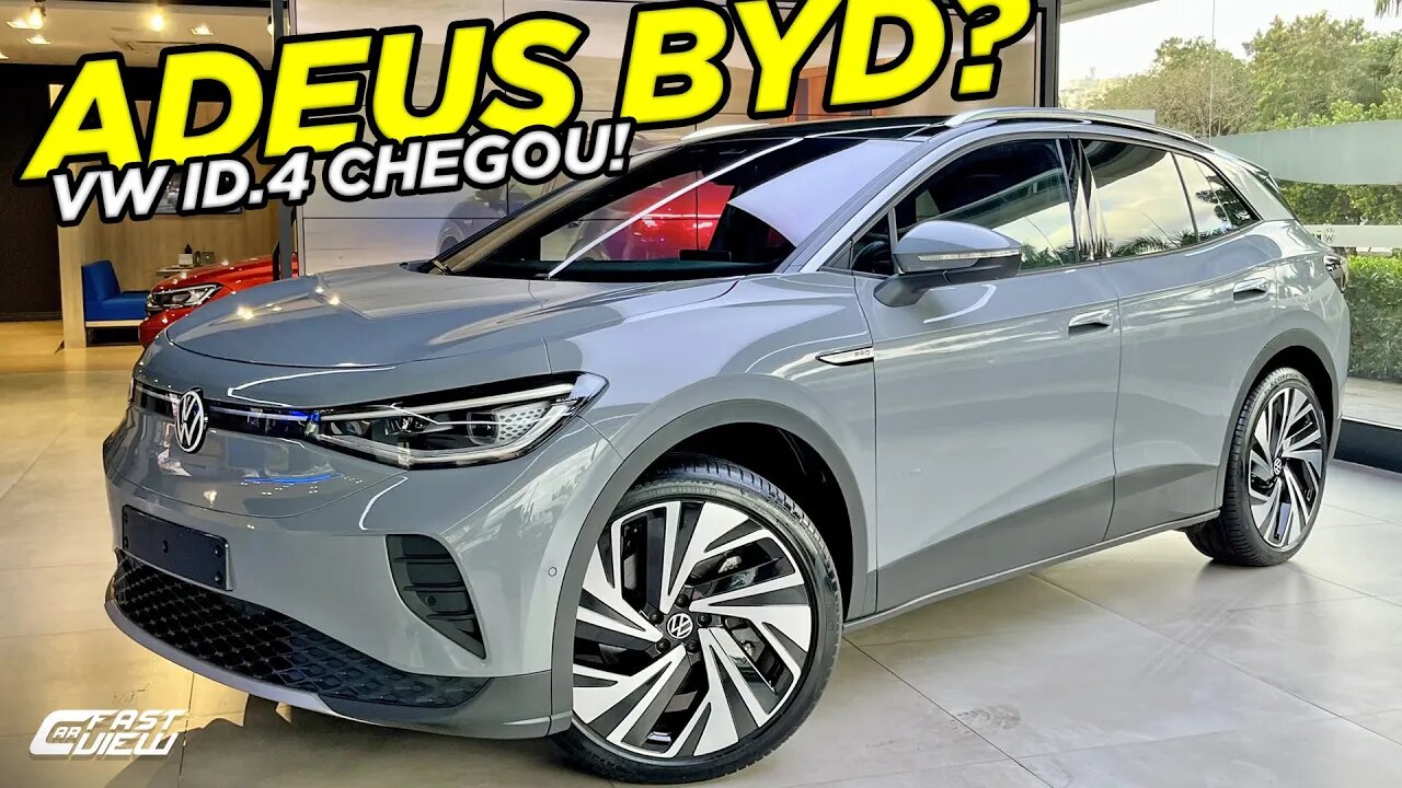 NOVO VOLKSWAGEN ID4 2023 + CONFIÁVEL QUE BYD E GWM COM AUTONOMIA DE 500 KM E ACABAMENTO DE PASSAT!