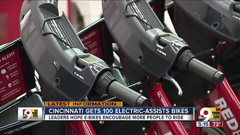 Cincinnati gets 100 electric-assist bikes