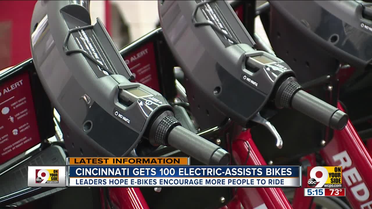 Cincinnati gets 100 electric-assist bikes