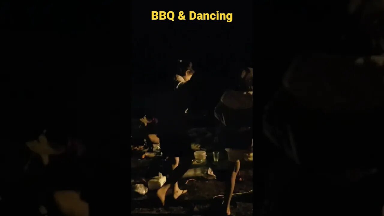 BBQ & dancing on Bokor mountain #shorts