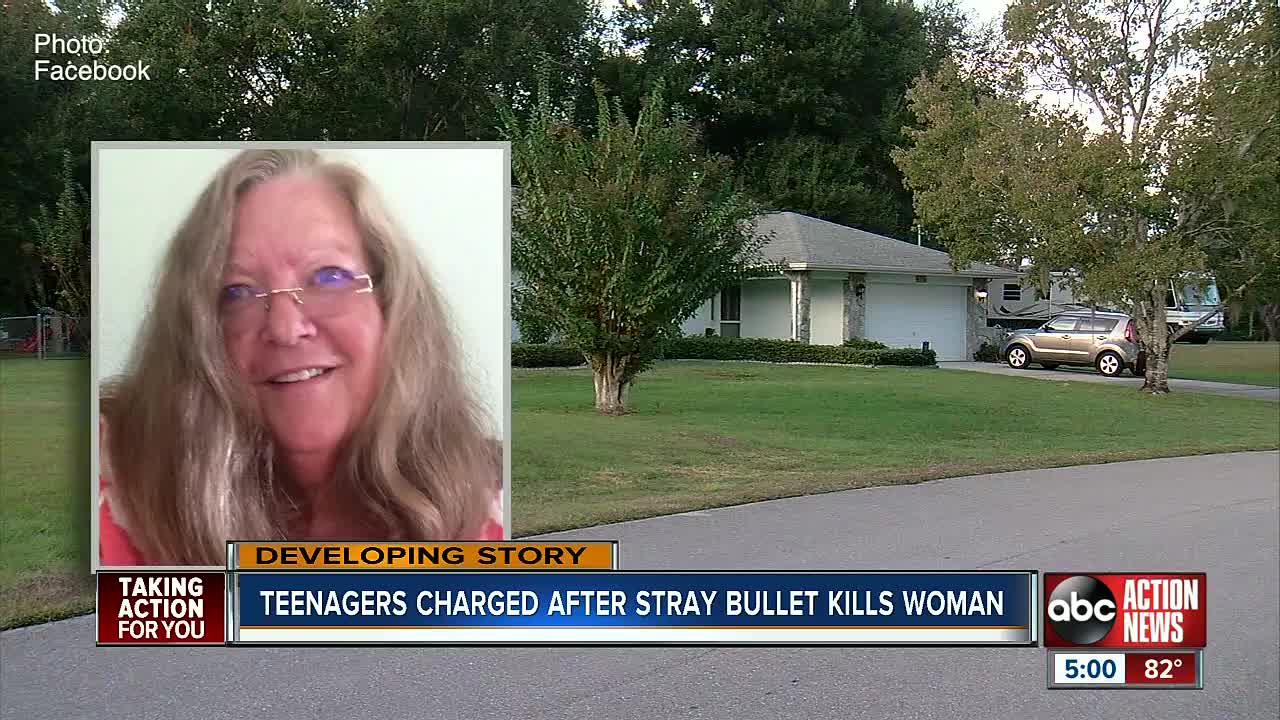 Teenagers arrested after stray bullet hits, kills grandmother in Citrus County