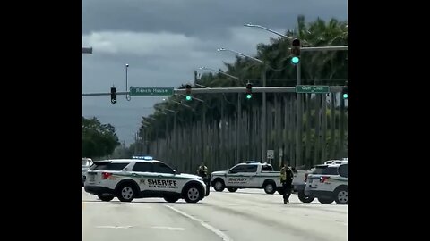 FLORIDA POLICE RAPID SEARCH FOR GUNMAN👮🛣️🚓🚙🥷👮🏻‍♀️🚁📸TRY TO ASSASSINATE PRESIDENT TRUMP⛳️🏌️🏰🥷💫