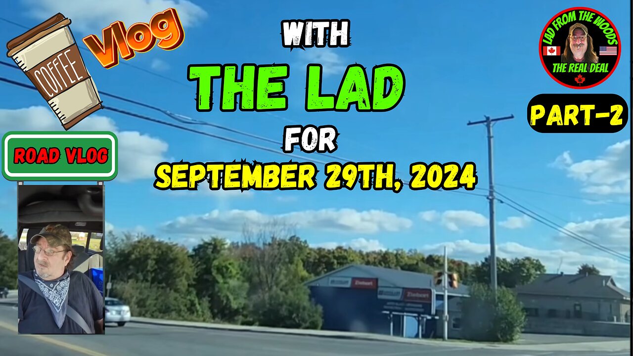 Coffee With The Lad Vlog - Part-2 - September 29th, 2024