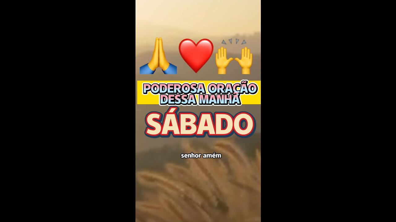 PODEROSA ORAÇÃO DA MANHÃ DE SÁSABO