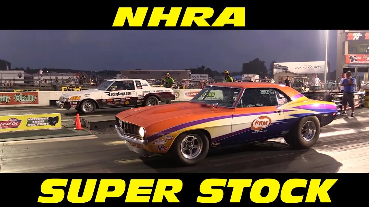 Super Stock Drag Racing NHRA at National Trail Raceway