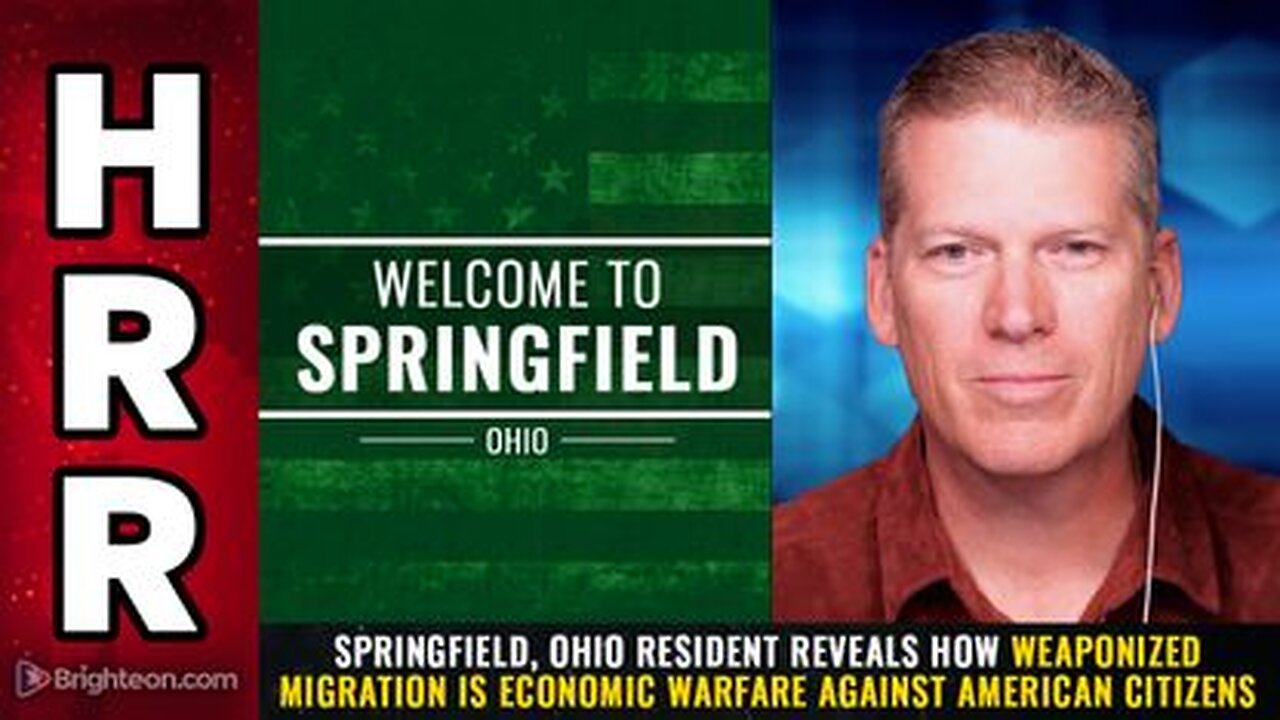 Springfield, Ohio resident reveals how weaponized migration is ECONOMIC WARFARE