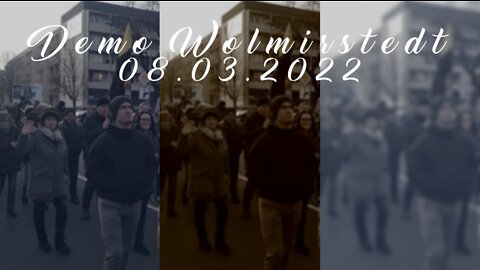 Spaziergang Wolmirstedt | Demo Wolmirstedt 08.03.2022