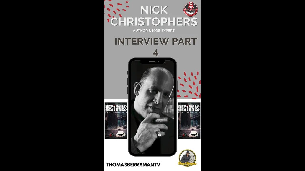 Nick Christophers Interview Part 4: #writing #movies #mafia #cosanostra #greekmafia #destinies2