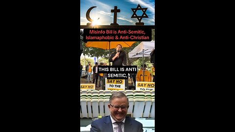 Misinfo Bill is Anti-Semitic, Islamaphobic & Anti-Christian ✝️☪️✡️ #Albo #Misinfo