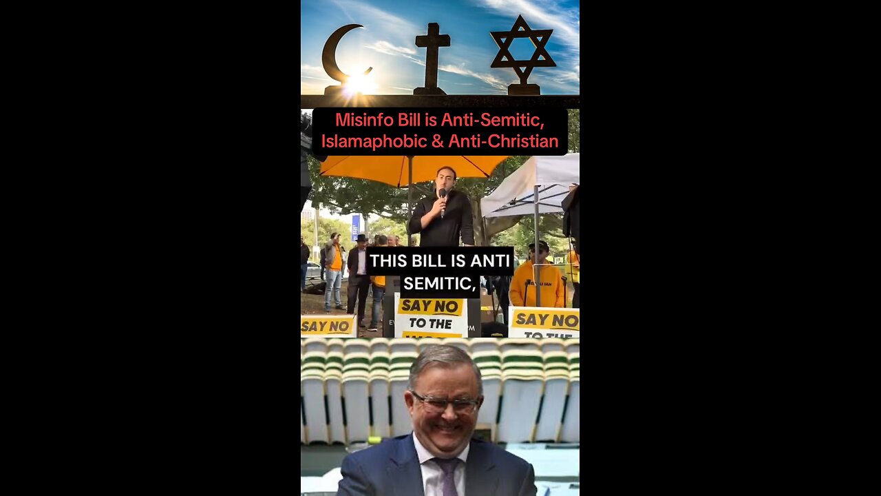 Misinfo Bill is Anti-Semitic, Islamaphobic & Anti-Christian ✝️☪️✡️ #Albo #Misinfo