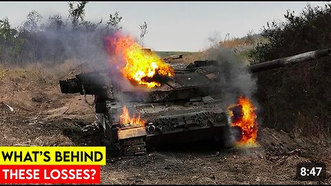 Denazified to scrap metal - Ukraine’s Armor Challenged: more than 40 Leopard Tanks Destroyed!