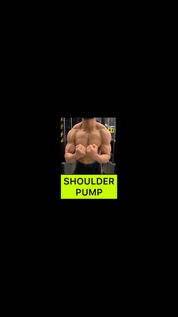 HOW TO PUMP UP YOUR SHOULDERS | Cable Workout #shorts