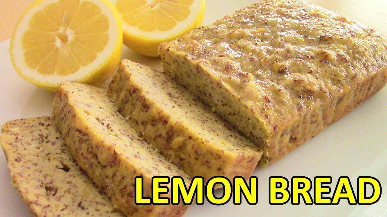 ALMOND FLOUR LEMON BREAD | Gluten free