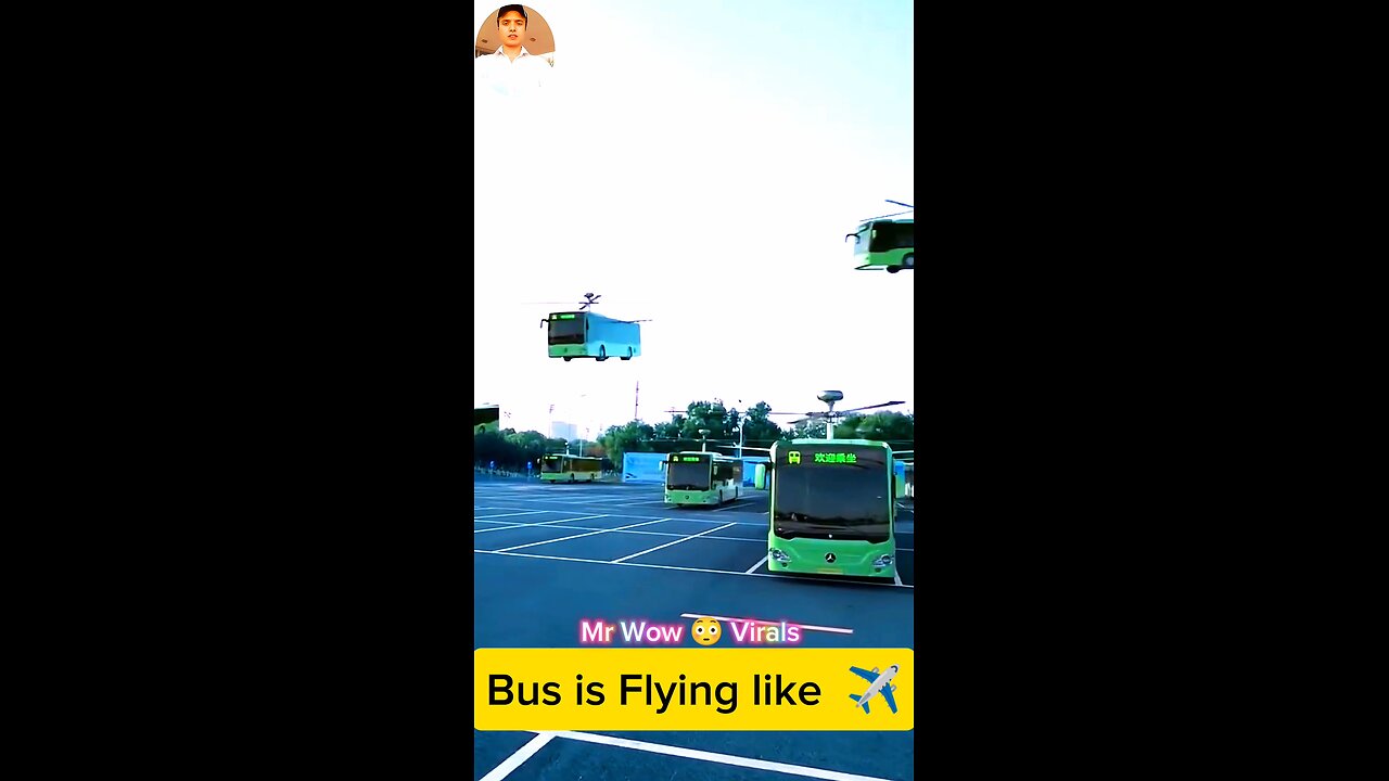 Busses are flying like a helicopter 🚁