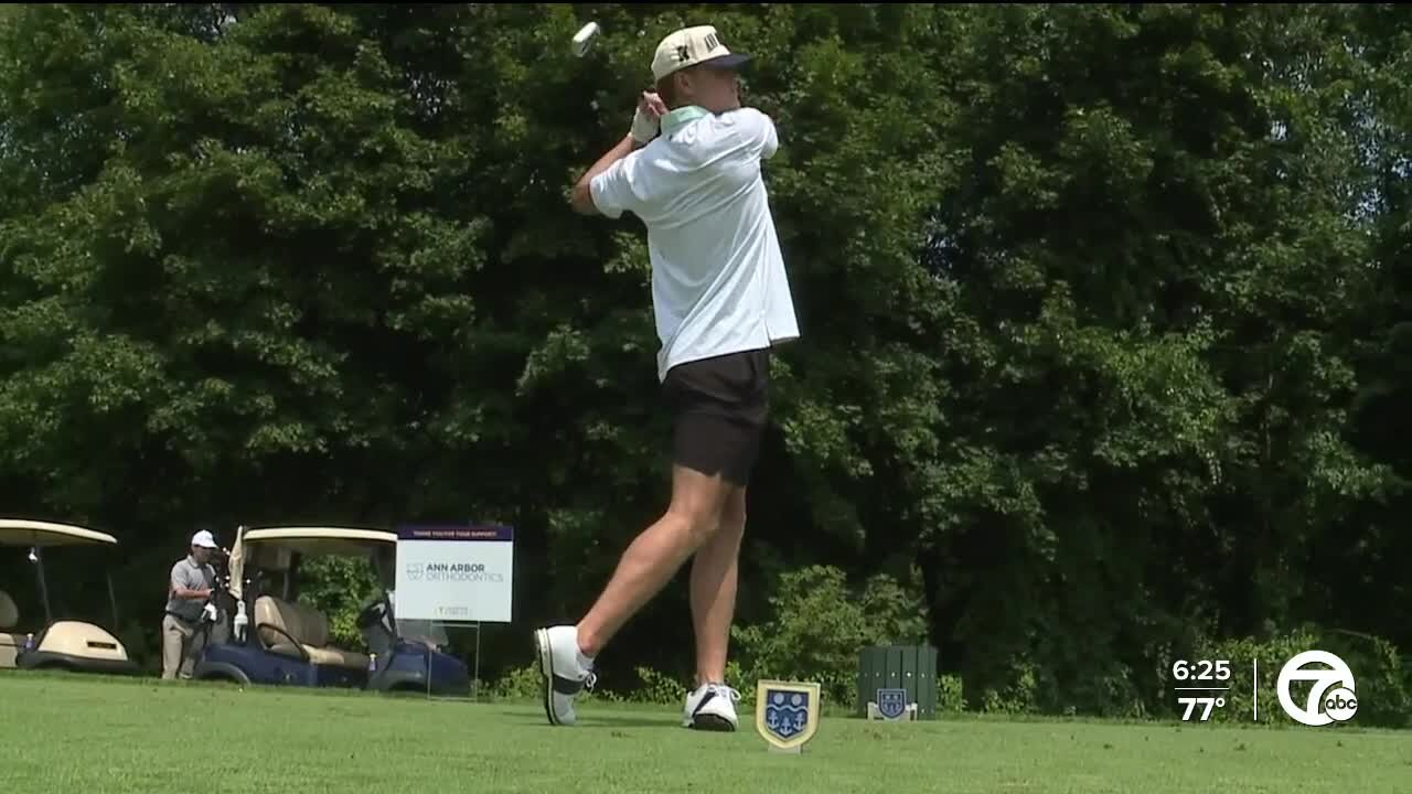 Michigan football team tees off at NIL event, Champions Circle Golf Classic