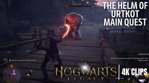 The Helm Of Urtkot Full Main Quest | Hogwarts Legacy 4K Clips