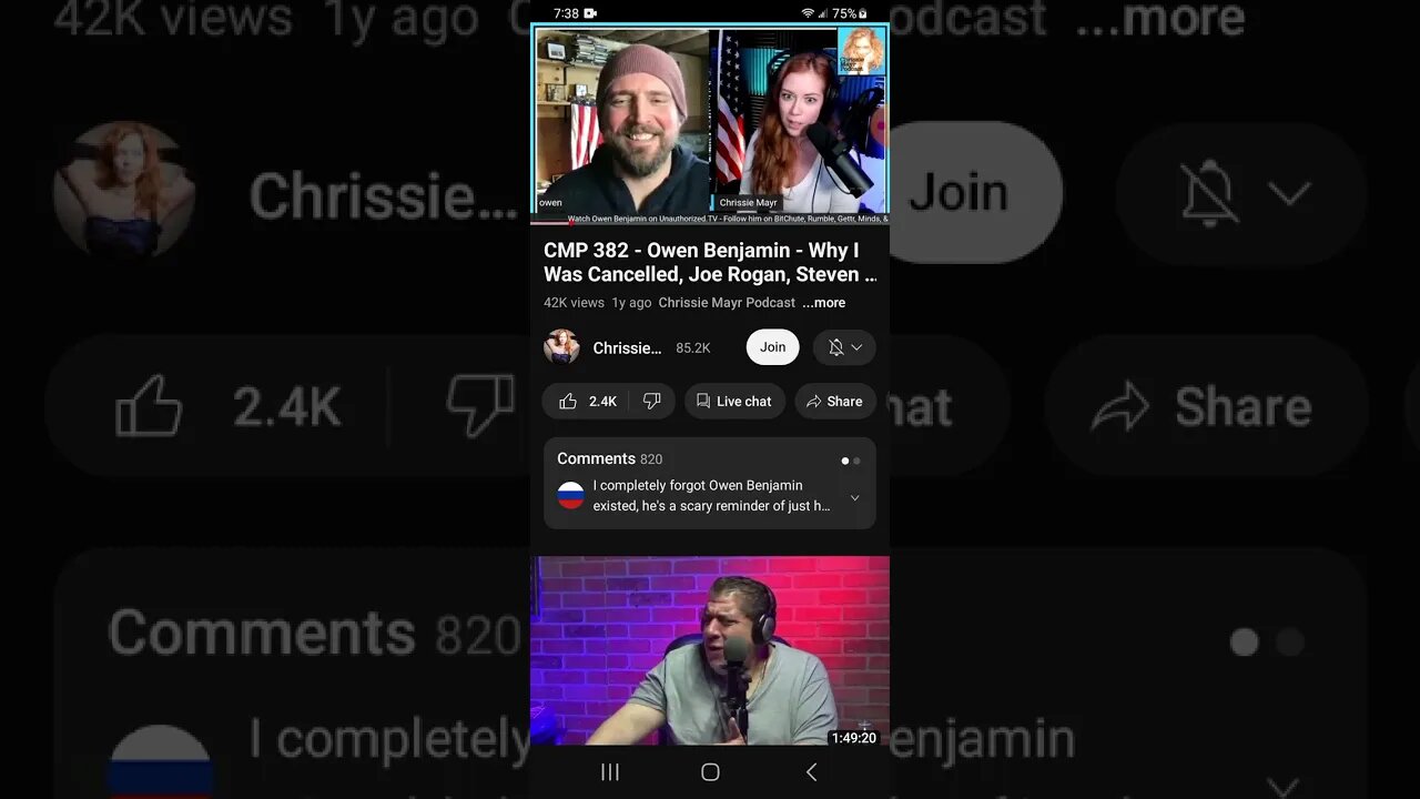 Did Owen Benjamin steal this joke?