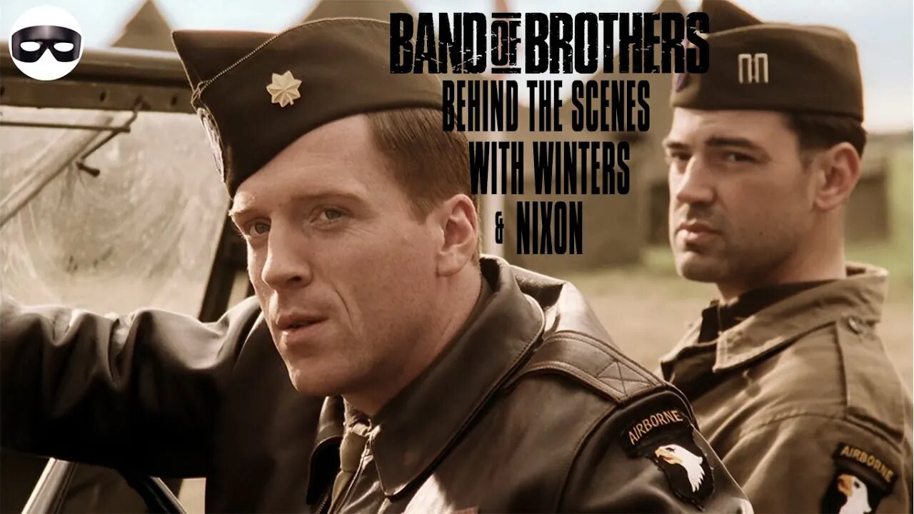 Band of Brothers - Winters and Nixon Ron Livingston watches ep with Nixon's widow. #bandofbrothers