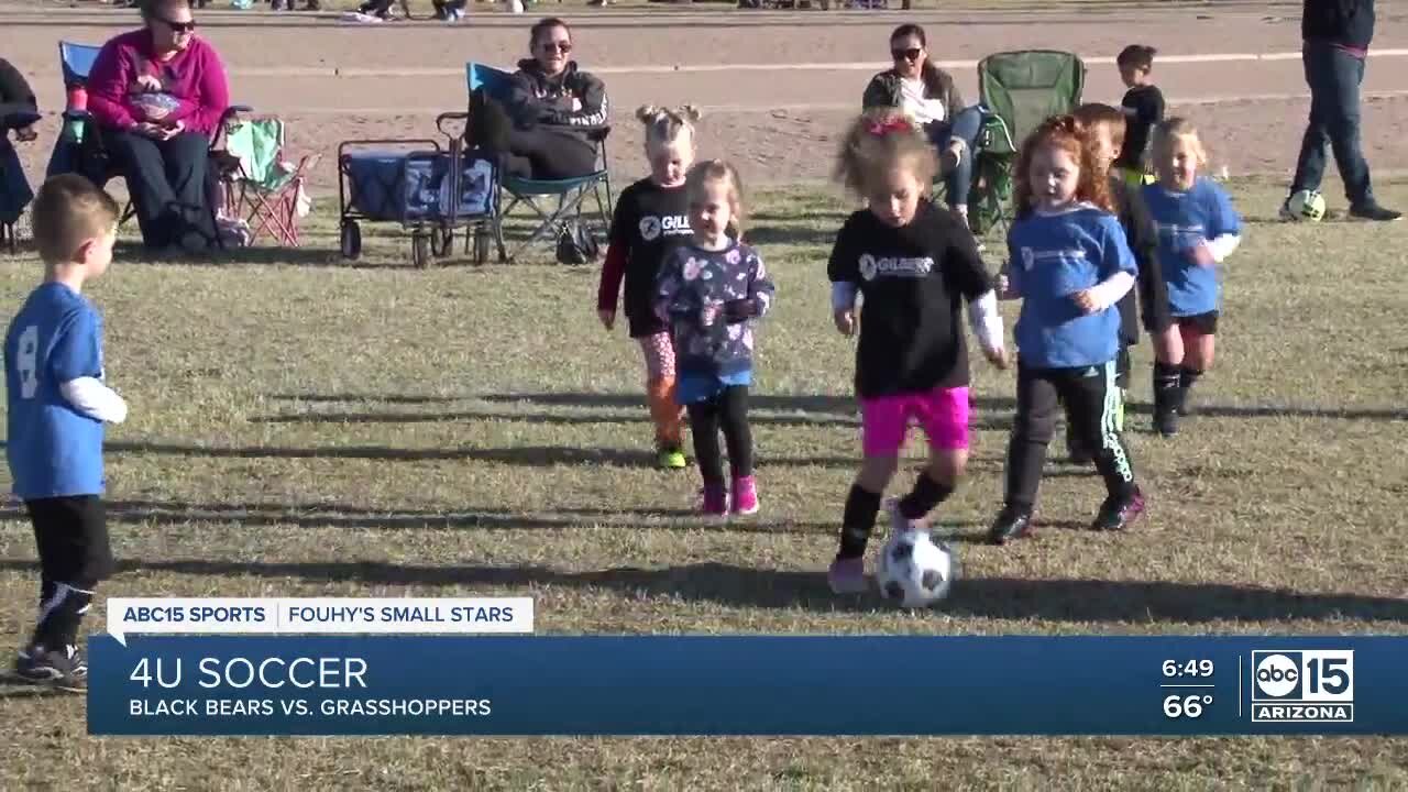 Fouhy's Small Stars: 4U soccer Black Bears vs. Grasshoppers