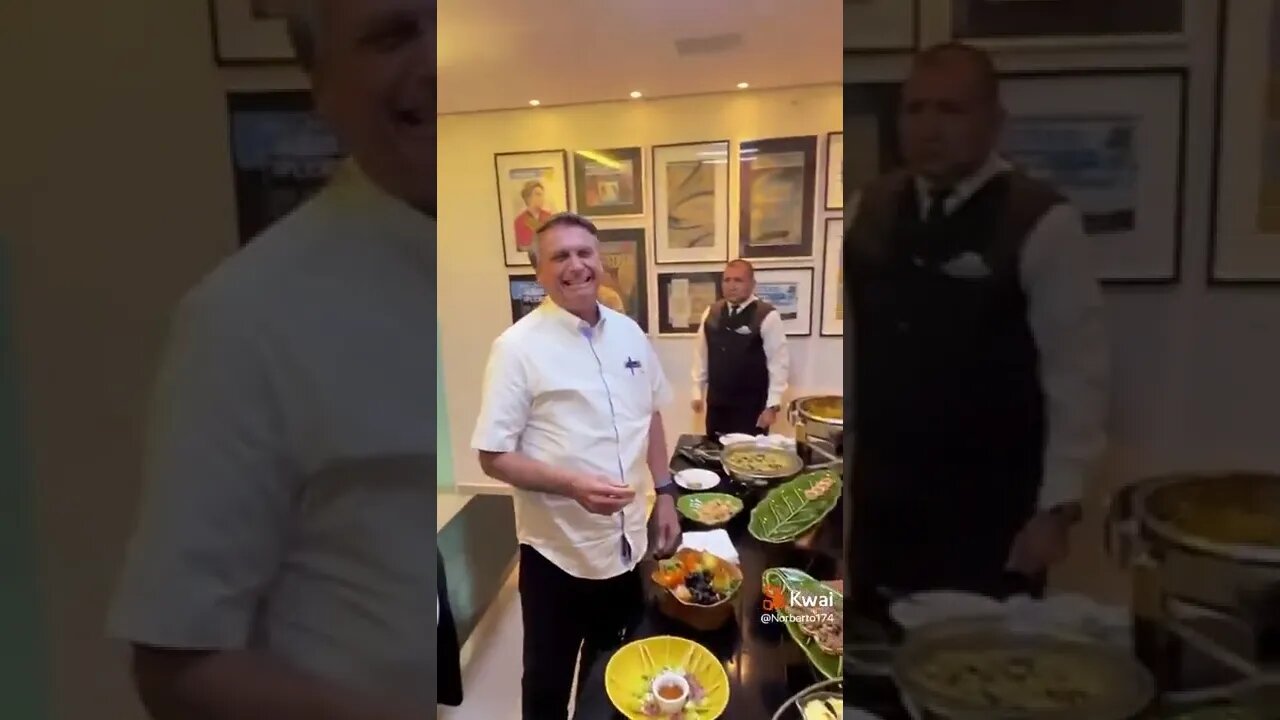Bolsonaro tem muito apetite