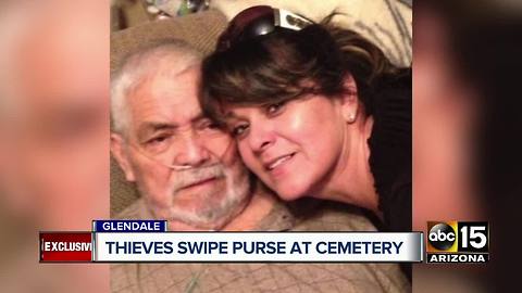 Grieving Glendale woman has purse stolen at cemetery