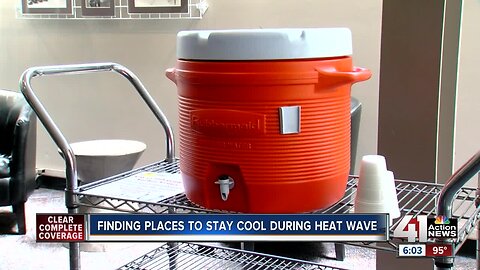 Cooling centers set up around KC