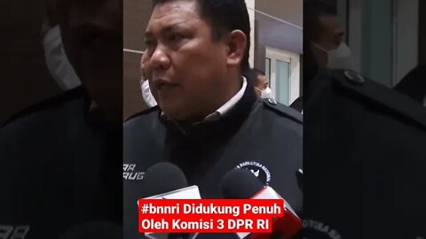 Kepala #bnnri #petrus Dukungan yang amat luar biasa dari Komisi 3 #dprri