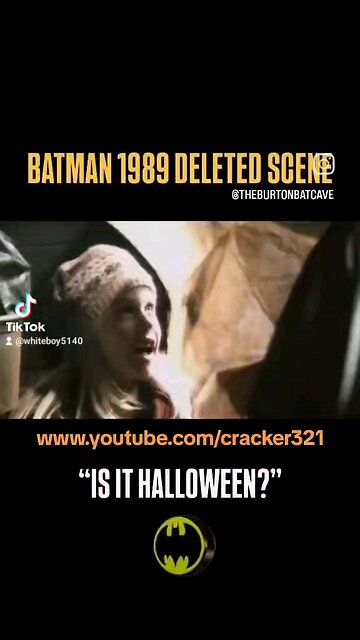 BATMAN 1989 DELETED SCENE