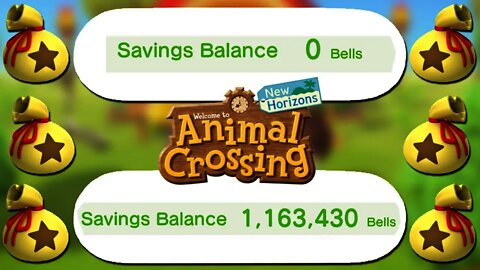 EARN 1 MILLION BELLS in 20 MINUTES in Animal Crossing New Horizons