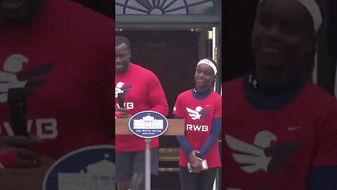“Doctor” Jill Biden Struggles To Figure Out How To Work An Air Horn #shorts