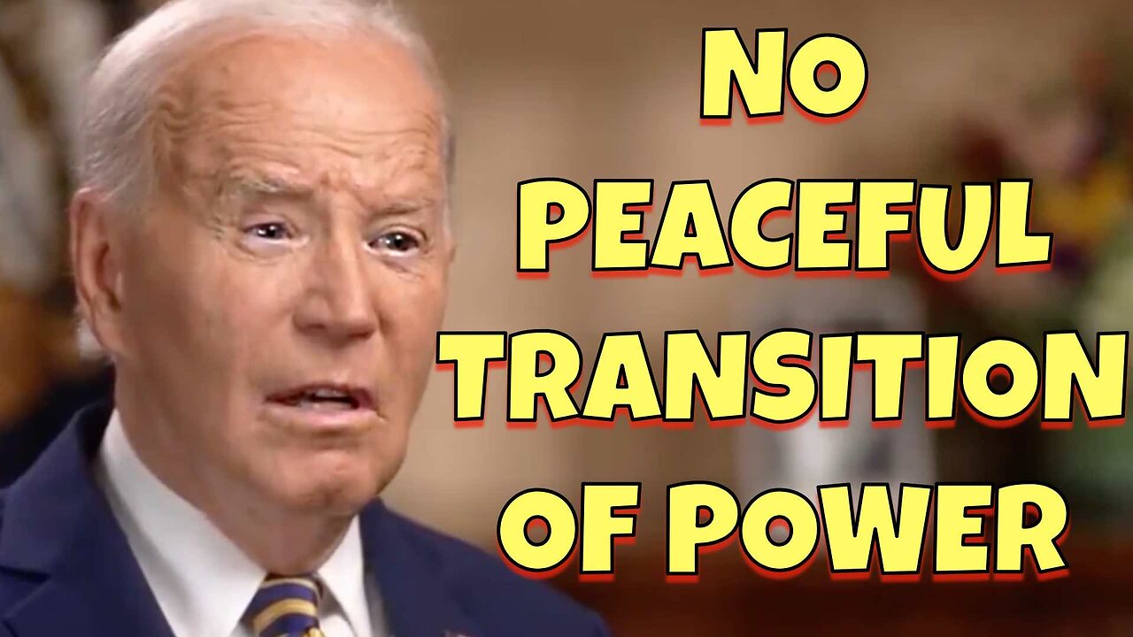 What If Trump Said This: "No Peaceful Transition of Power"