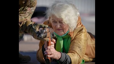 Breaking: "Granny Goes To War" Ukraine Citizens Prepare For Invasion