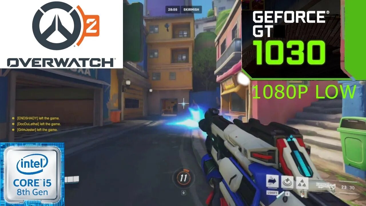 Overwatch 2 Gt 1030 2GB | 1080P LOW Settings |