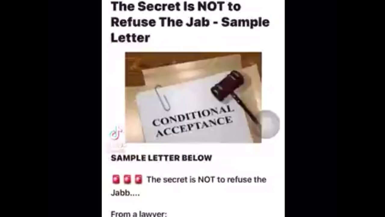 Letter of Conditional Acceptance