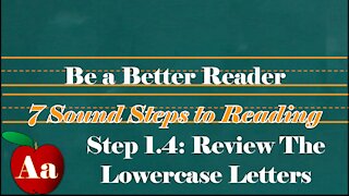 Step 1.4.2: Review the Lowercase Letters