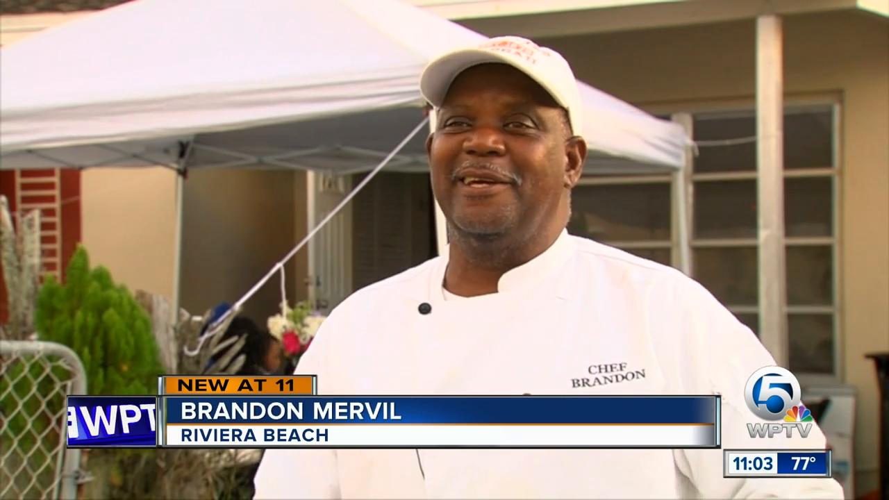 Evacuees from Bahamas served meal