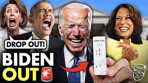 Biden Tweets: 'I'm Sick' Then CANCELS All Events! Will DROP OUT By Weekend