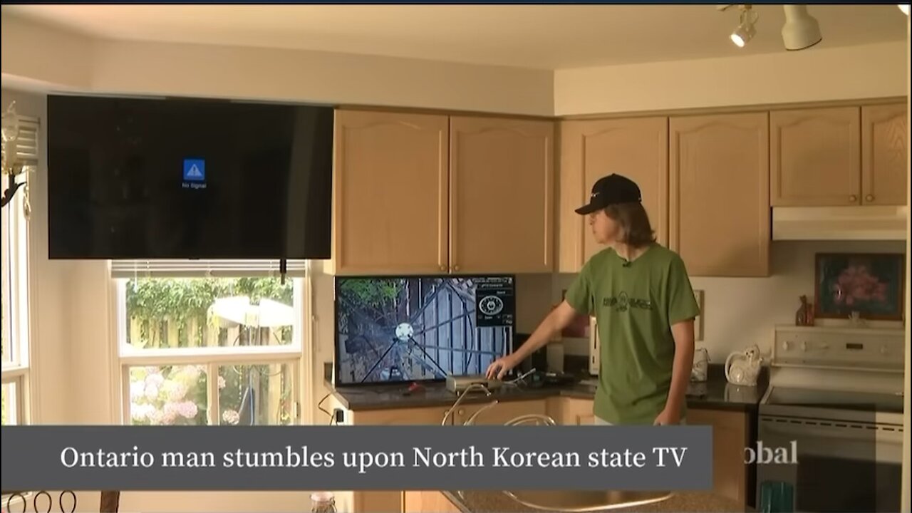 Unusual footage from North Koran television